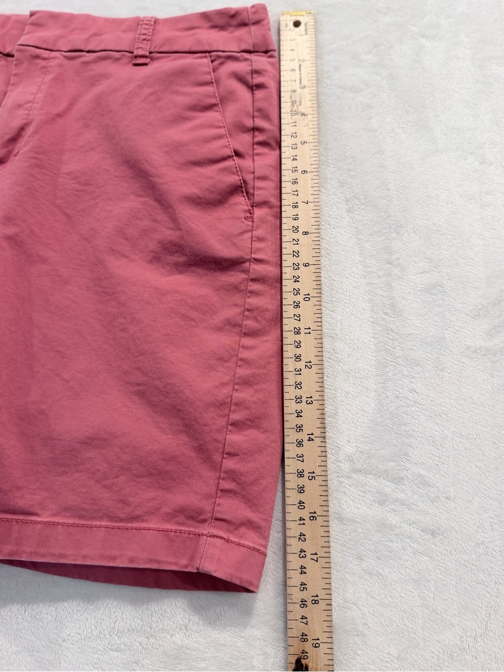 J.Crew Women’s Faded Red Chino Bermuda Shorts Size 6 Stretch - Picture 6 of 9